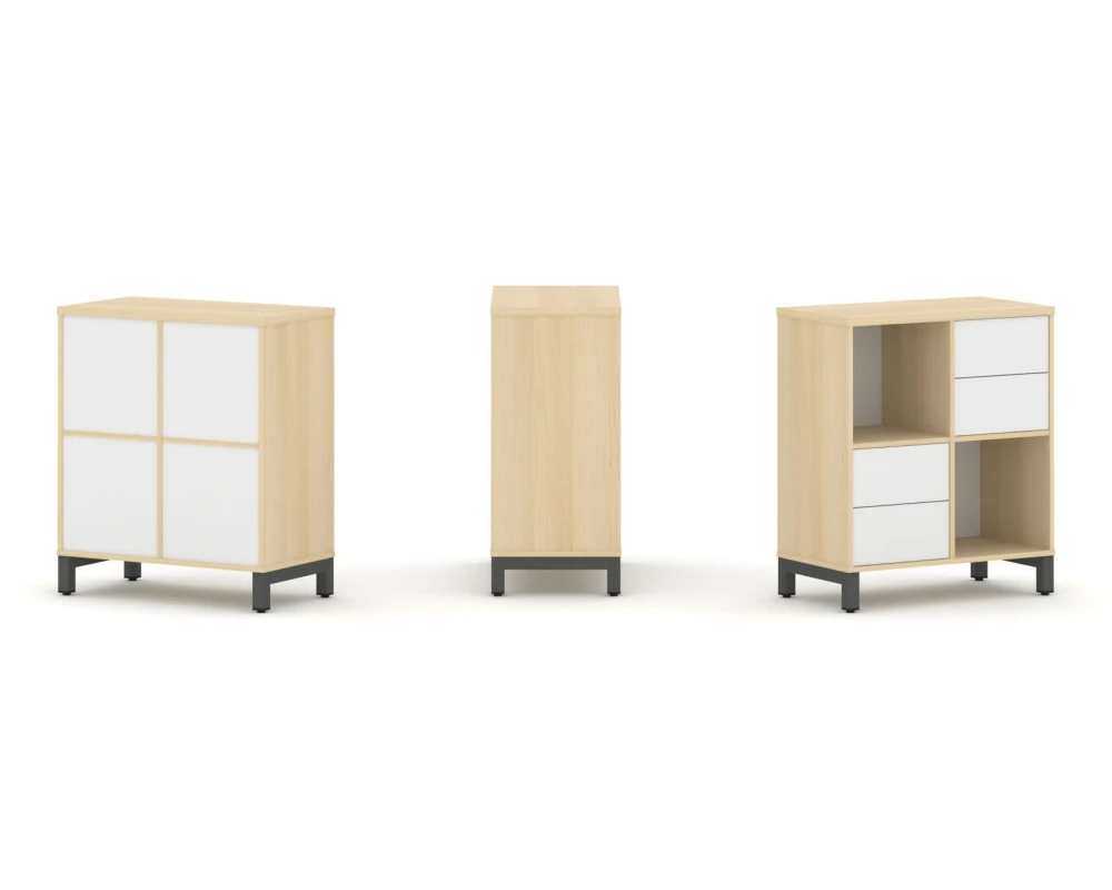 Набор стеллажа 1 сторон., 2 яр. 754x400x881 Стайл Проджект / Style Project