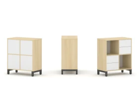 Набор стеллажа 1 сторон., 2 яр. 754x400x881 Стайл Проджект / Style Project images