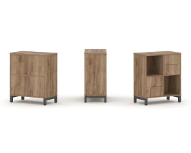 Набор стеллажа 1 сторон., 2 яр. 754x400x881 Стайл Проджект / Style Project images