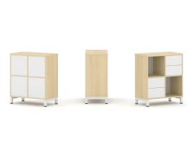 Набор стеллажа 1 сторон., 2 яр. 754x400x881 Стайл Проджект / Style Project images