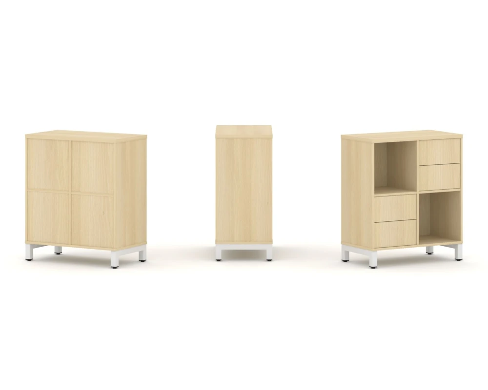 Набор стеллажа 1 сторон., 2 яр. 754x400x881 Стайл Проджект / Style Project