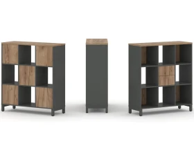 Набор стеллажа 1 сторон., 3 яр. 1121x400x1248 Стайл Проджект / Style Project images