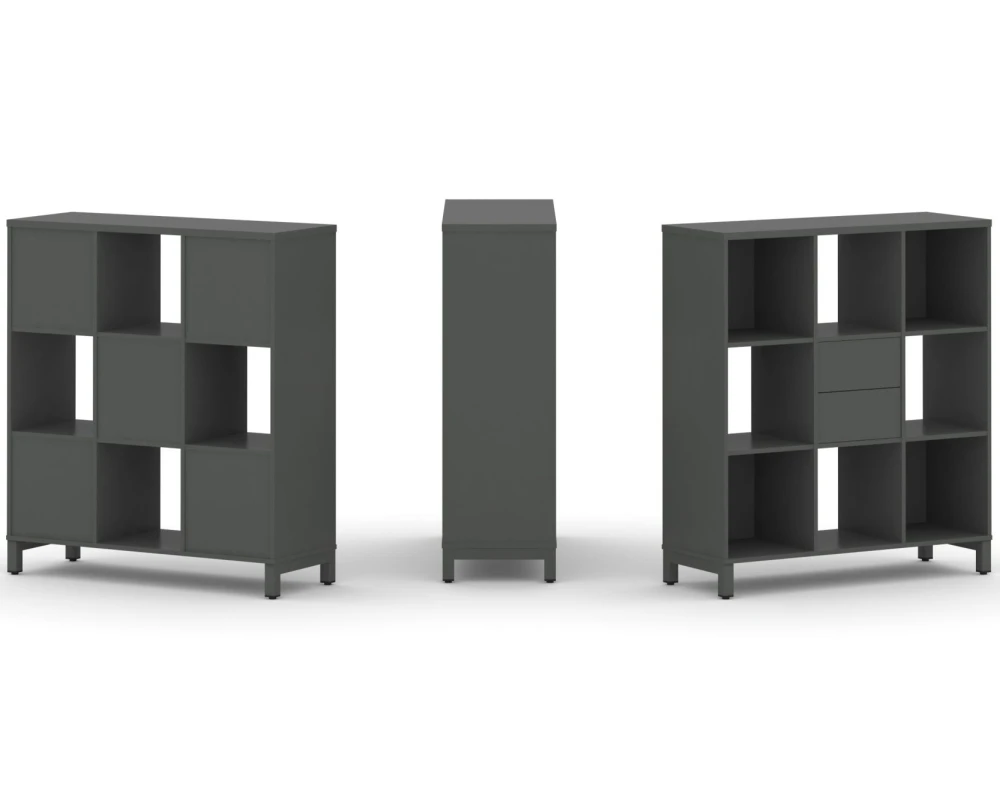 Набор стеллажа 1 сторон., 3 яр. 1121x400x1248 Стайл Проджект / Style Project