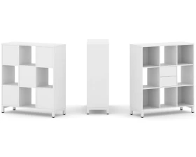 Набор стеллажа 1 сторон., 3 яр. 1121x400x1248 Стайл Проджект / Style Project images