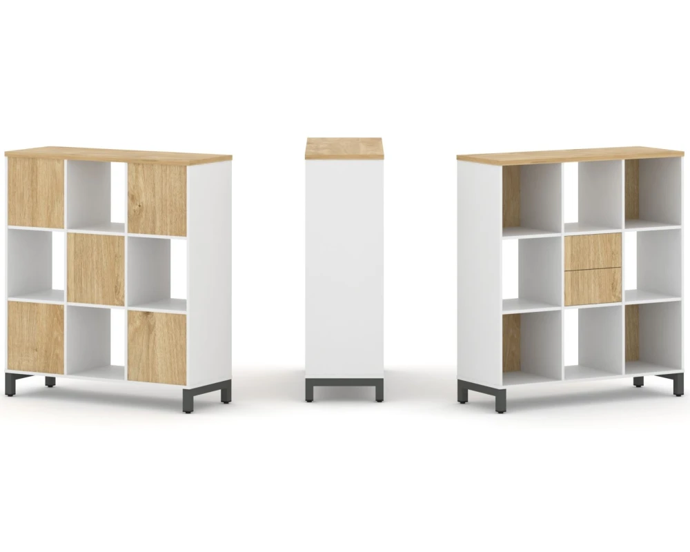 Набор стеллажа 1 сторон., 3 яр. 1121x400x1248 Стайл Проджект / Style Project