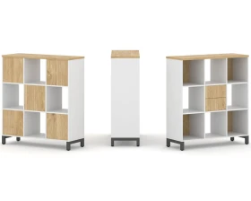 Набор стеллажа 1 сторон., 3 яр. 1121x400x1248 Стайл Проджект / Style Project images
