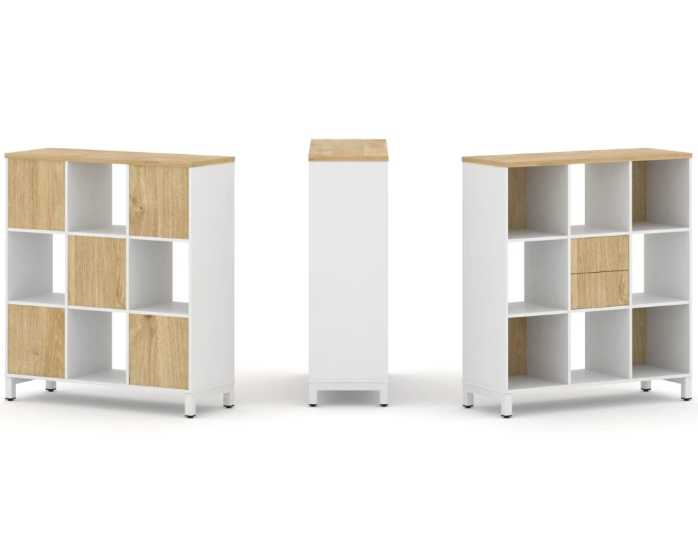 Набор стеллажа 1 сторон., 3 яр. 1121x400x1248 Стайл Проджект / Style Project