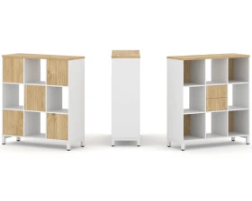 Набор стеллажа 1 сторон., 3 яр. 1121x400x1248 Стайл Проджект / Style Project images