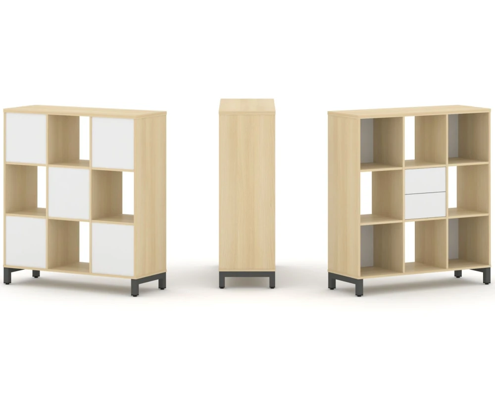 Набор стеллажа 1 сторон., 3 яр. 1121x400x1248 Стайл Проджект / Style Project