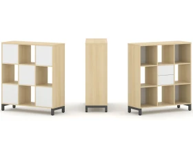 Набор стеллажа 1 сторон., 3 яр. 1121x400x1248 Стайл Проджект / Style Project images