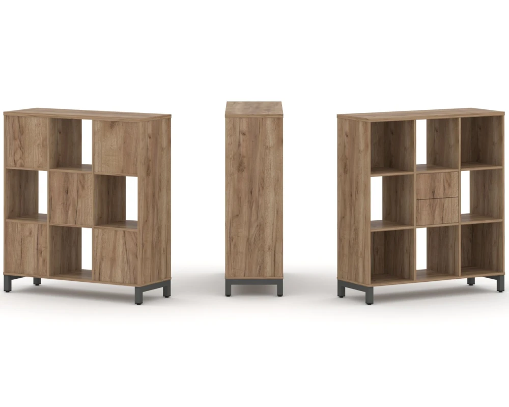 Набор стеллажа 1 сторон., 3 яр. 1121x400x1248 Стайл Проджект / Style Project