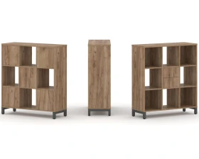 Набор стеллажа 1 сторон., 3 яр. 1121x400x1248 Стайл Проджект / Style Project images