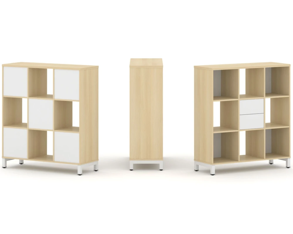 Набор стеллажа 1 сторон., 3 яр. 1121x400x1248 Стайл Проджект / Style Project