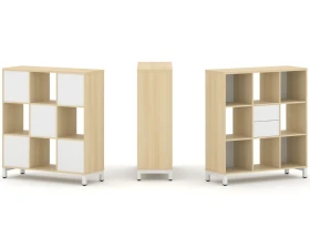 Набор стеллажа 1 сторон., 3 яр. 1121x400x1248 Стайл Проджект / Style Project images