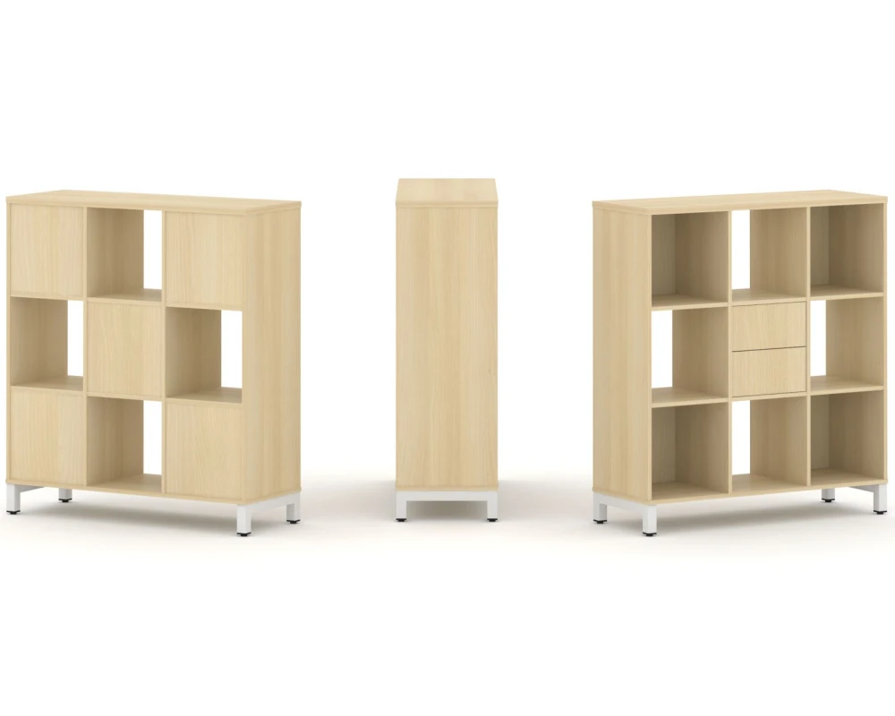 Набор стеллажа 1 сторон., 3 яр. 1121x400x1248 Стайл Проджект / Style Project