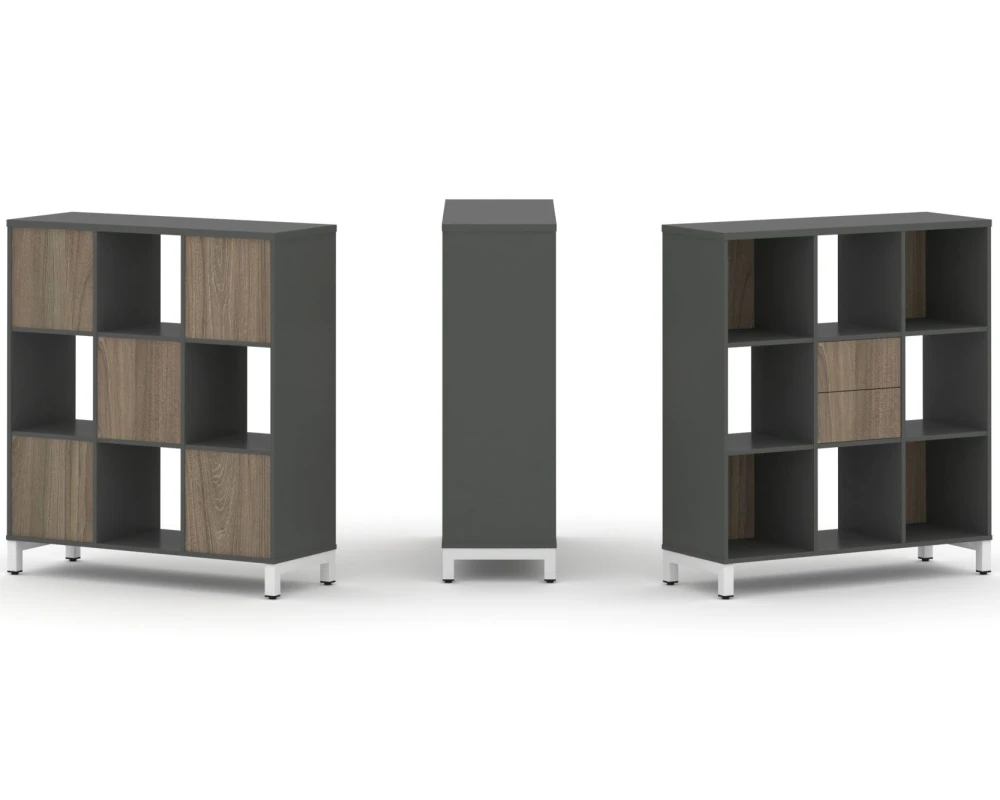 Набор стеллажа 1 сторон., 3 яр. 1121x400x1248 Стайл Проджект / Style Project