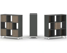 Набор стеллажа 1 сторон., 3 яр. 1121x400x1248 Стайл Проджект / Style Project images