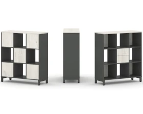 Набор стеллажа 1 сторон., 3 яр. 1121x400x1248 Стайл Проджект / Style Project images