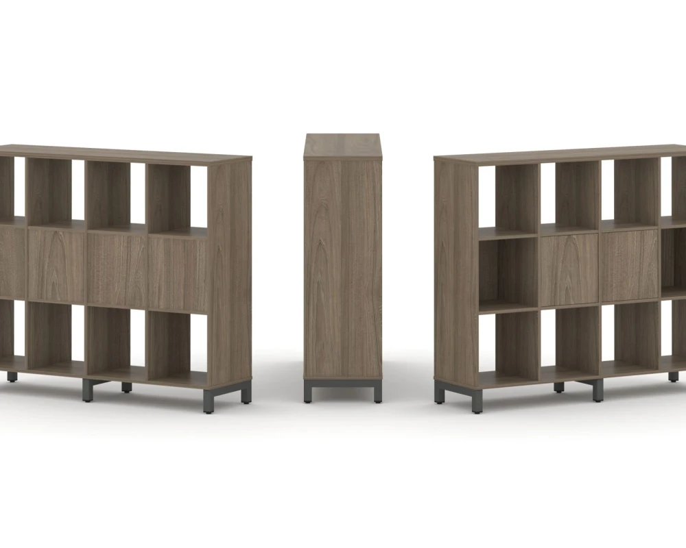 Набор стеллажа 1 сторон., 3 яр. 1488x400x1248 Стайл Проджект / Style Project