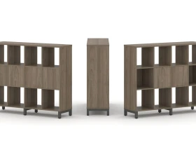 Набор стеллажа 1 сторон., 3 яр. 1488x400x1248 Стайл Проджект / Style Project images