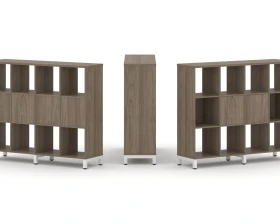 Набор стеллажа 1 сторон., 3 яр. 1488x400x1248 Стайл Проджект / Style Project images