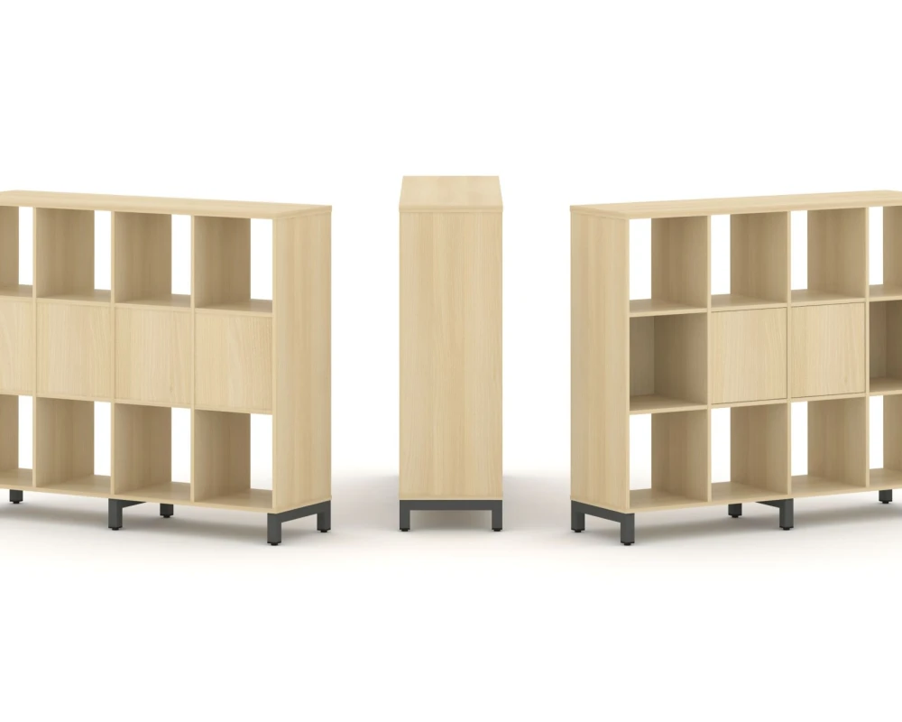 Набор стеллажа 1 сторон., 3 яр. 1488x400x1248 Стайл Проджект / Style Project