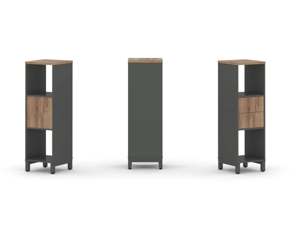 Набор стеллажа 1 сторон., 3 яр. 387x400x1248 Стайл Проджект / Style Project