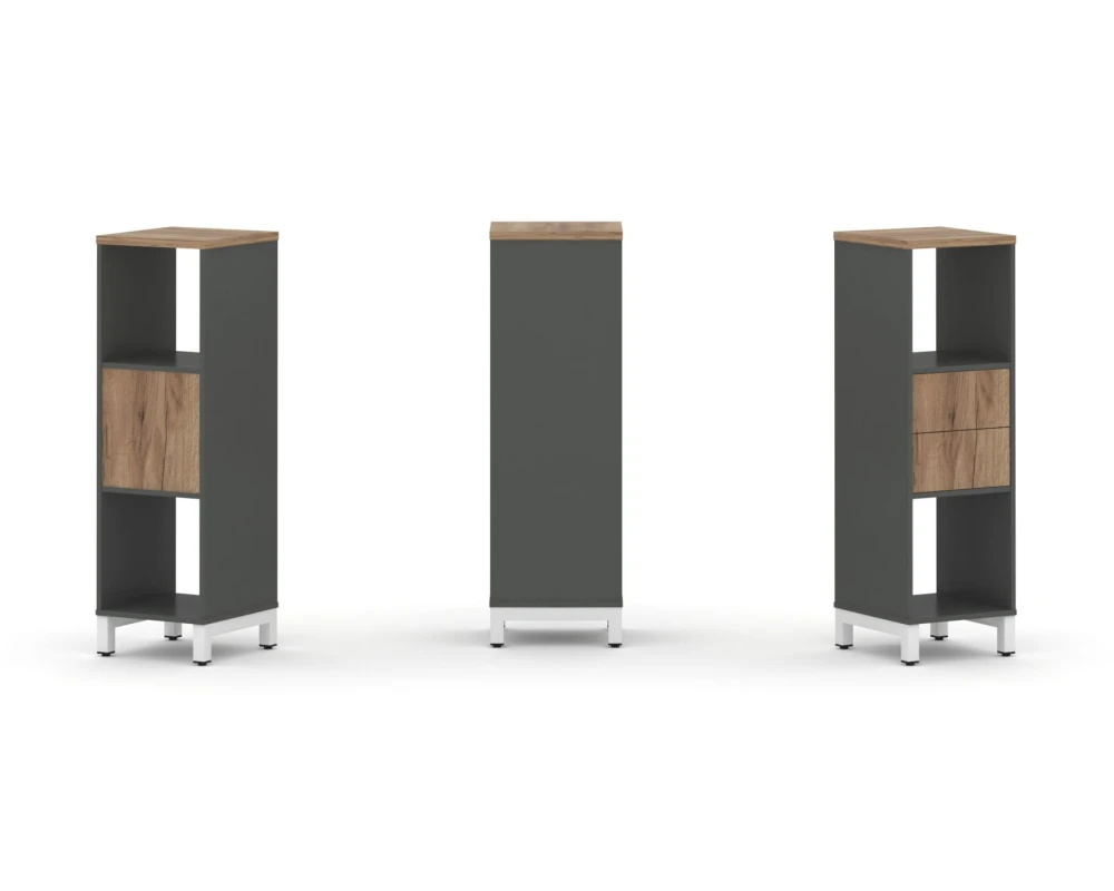 Набор стеллажа 1 сторон., 3 яр. 387x400x1248 Стайл Проджект / Style Project