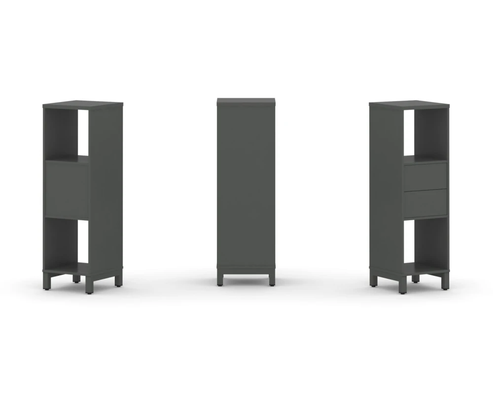 Набор стеллажа 1 сторон., 3 яр. 387x400x1248 Стайл Проджект / Style Project