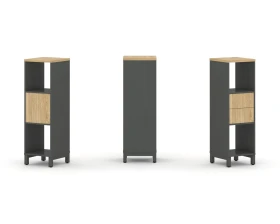 Набор стеллажа 1 сторон., 3 яр. 387x400x1248 Стайл Проджект / Style Project images