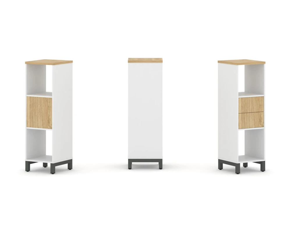 Набор стеллажа 1 сторон., 3 яр. 387x400x1248 Стайл Проджект / Style Project