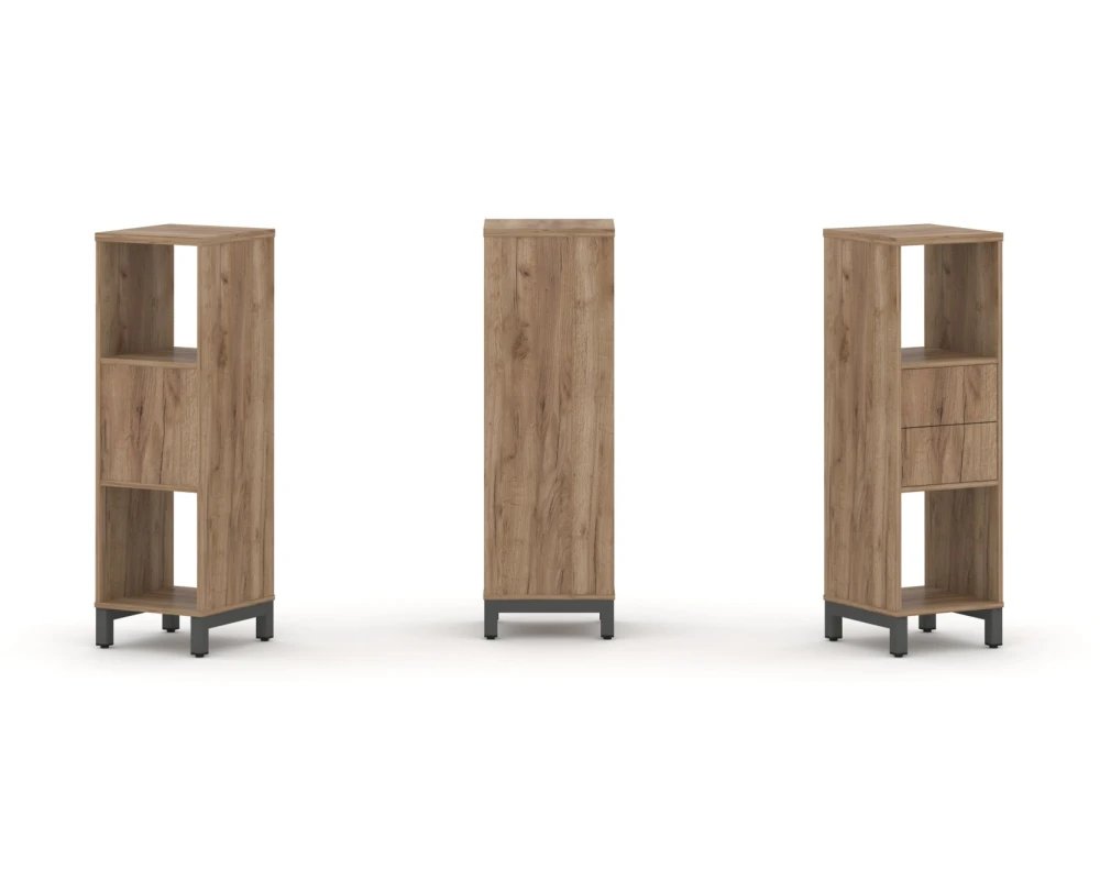 Набор стеллажа 1 сторон., 3 яр. 387x400x1248 Стайл Проджект / Style Project