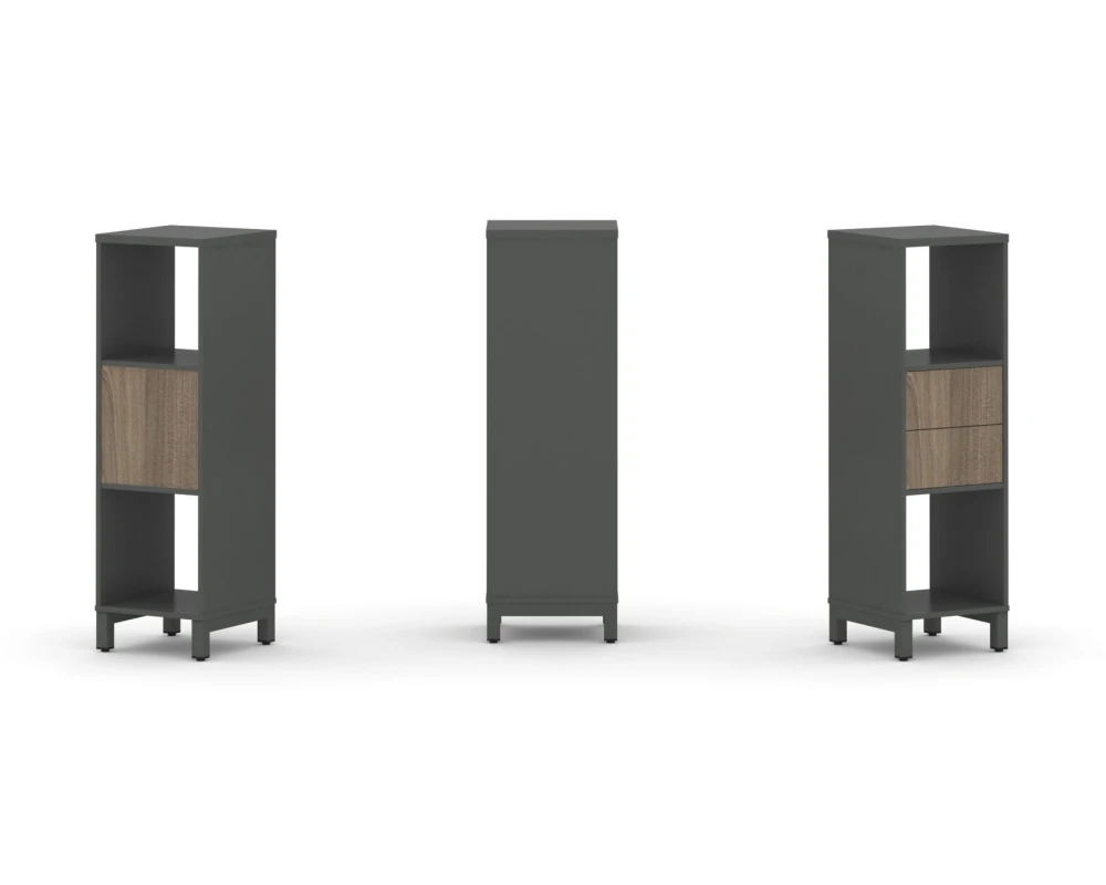 Набор стеллажа 1 сторон., 3 яр. 387x400x1248 Стайл Проджект / Style Project