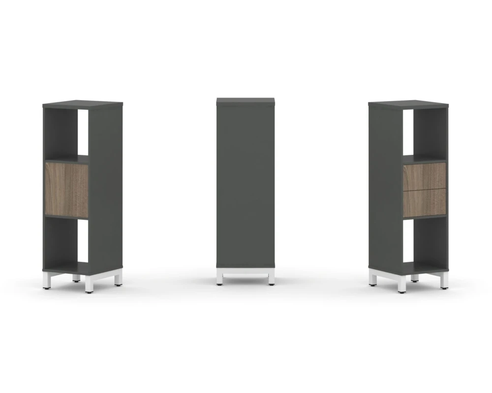 Набор стеллажа 1 сторон., 3 яр. 387x400x1248 Стайл Проджект / Style Project