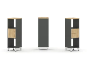 Набор стеллажа 1 сторон., 3 яр. 387x400x1248 Стайл Проджект / Style Project images