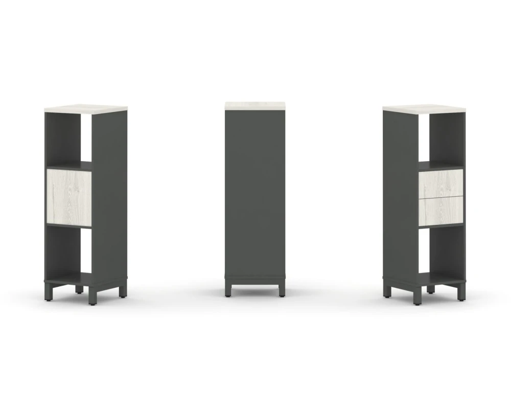 Набор стеллажа 1 сторон., 3 яр. 387x400x1248 Стайл Проджект / Style Project