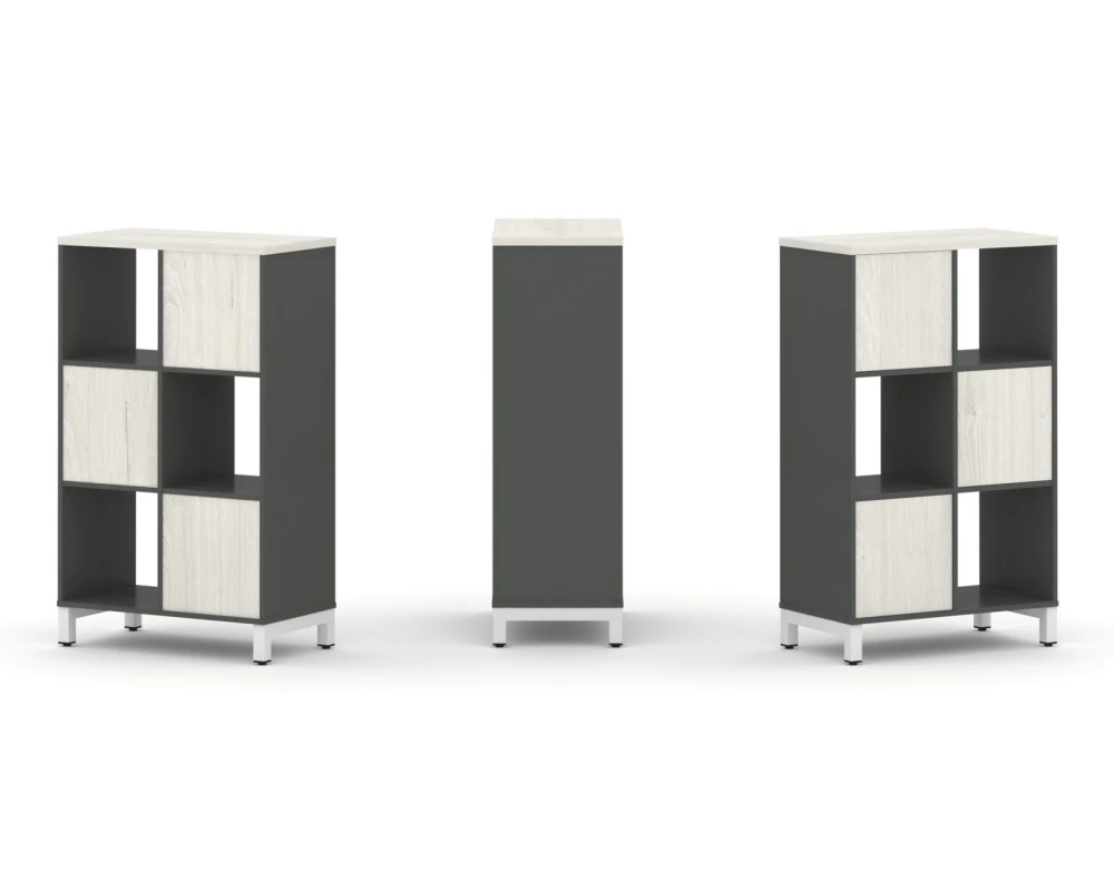 Набор стеллажа 1 сторон., 3 яр. 754x400x1248 Стайл Проджект / Style Project