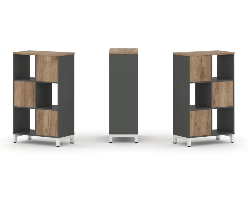 Набор стеллажа 1 сторон., 3 яр. 754x400x1248 Стайл Проджект / Style Project