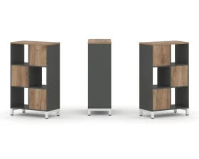 Набор стеллажа 1 сторон., 3 яр. 754x400x1248 Стайл Проджект / Style Project images