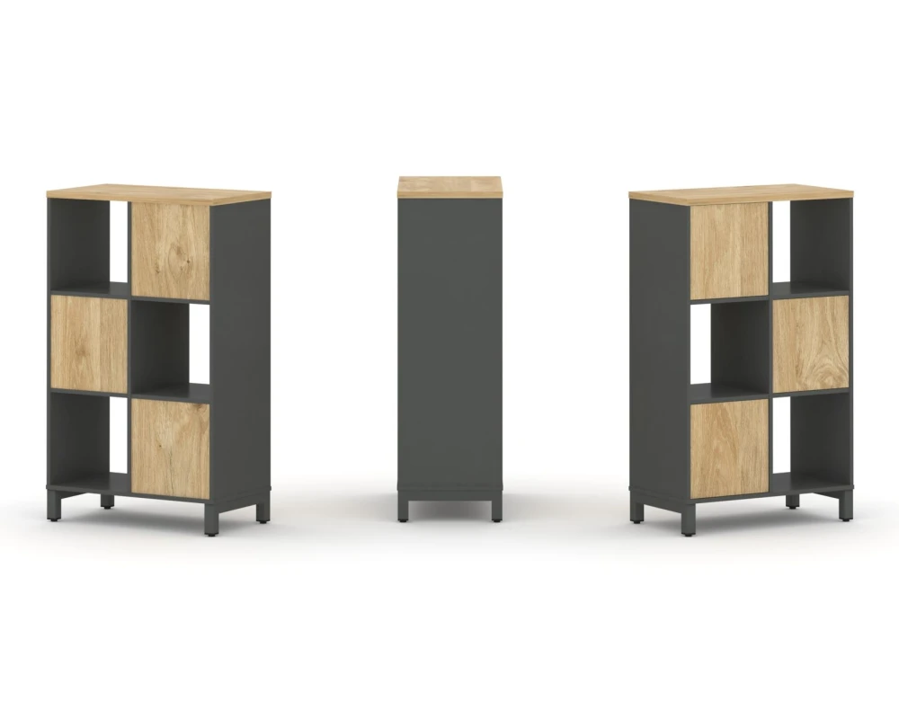 Набор стеллажа 1 сторон., 3 яр. 754x400x1248 Стайл Проджект / Style Project