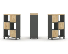 Набор стеллажа 1 сторон., 3 яр. 754x400x1248 Стайл Проджект / Style Project images