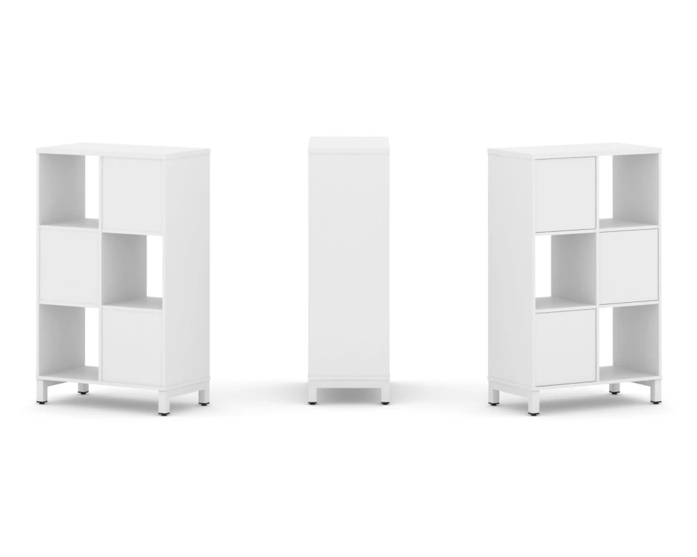 Набор стеллажа 1 сторон., 3 яр. 754x400x1248 Стайл Проджект / Style Project