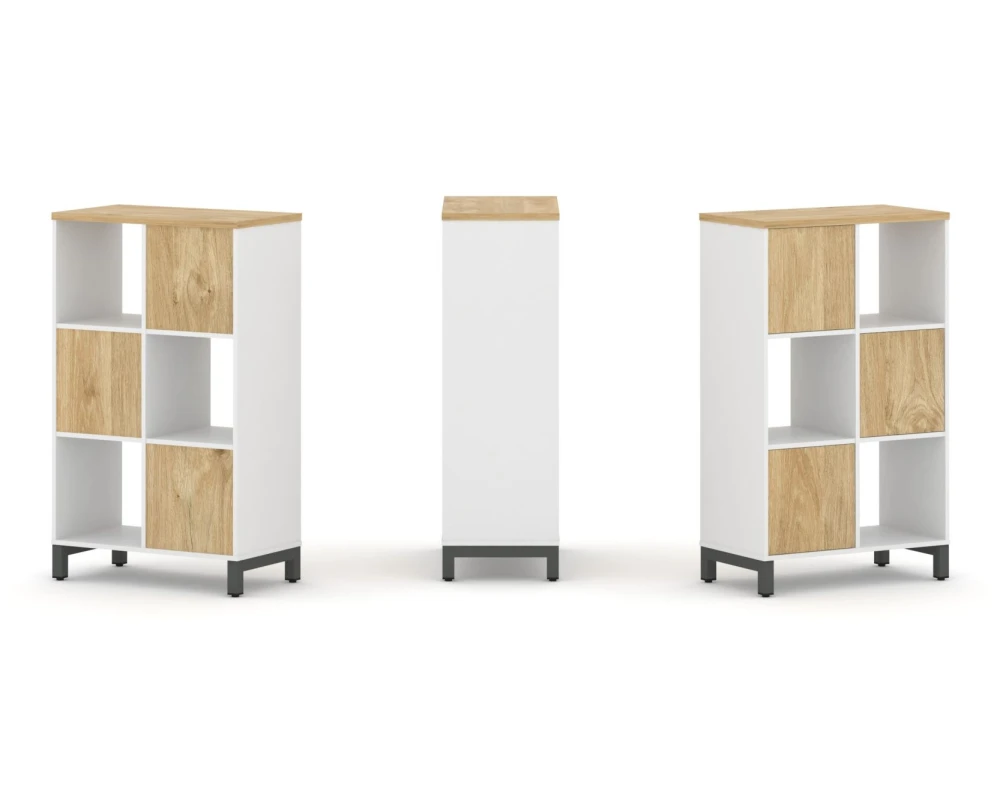 Набор стеллажа 1 сторон., 3 яр. 754x400x1248 Стайл Проджект / Style Project