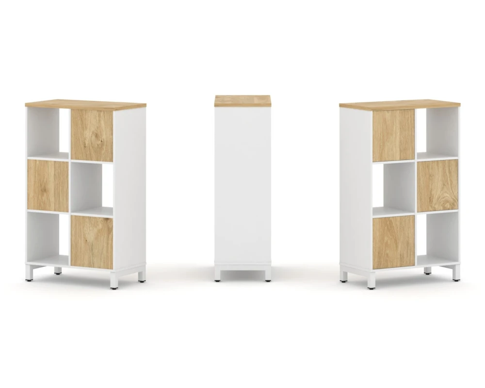 Набор стеллажа 1 сторон., 3 яр. 754x400x1248 Стайл Проджект / Style Project