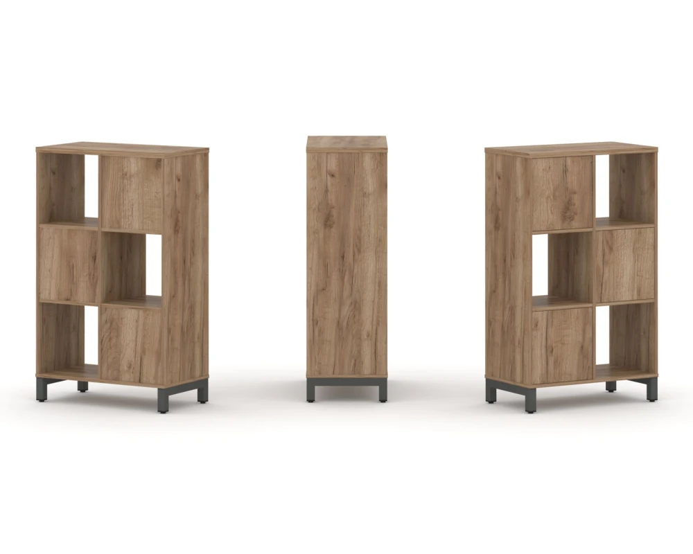 Набор стеллажа 1 сторон., 3 яр. 754x400x1248 Стайл Проджект / Style Project