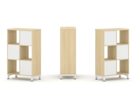 Набор стеллажа 1 сторон., 3 яр. 754x400x1248 Стайл Проджект / Style Project images