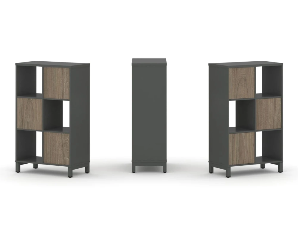 Набор стеллажа 1 сторон., 3 яр. 754x400x1248 Стайл Проджект / Style Project