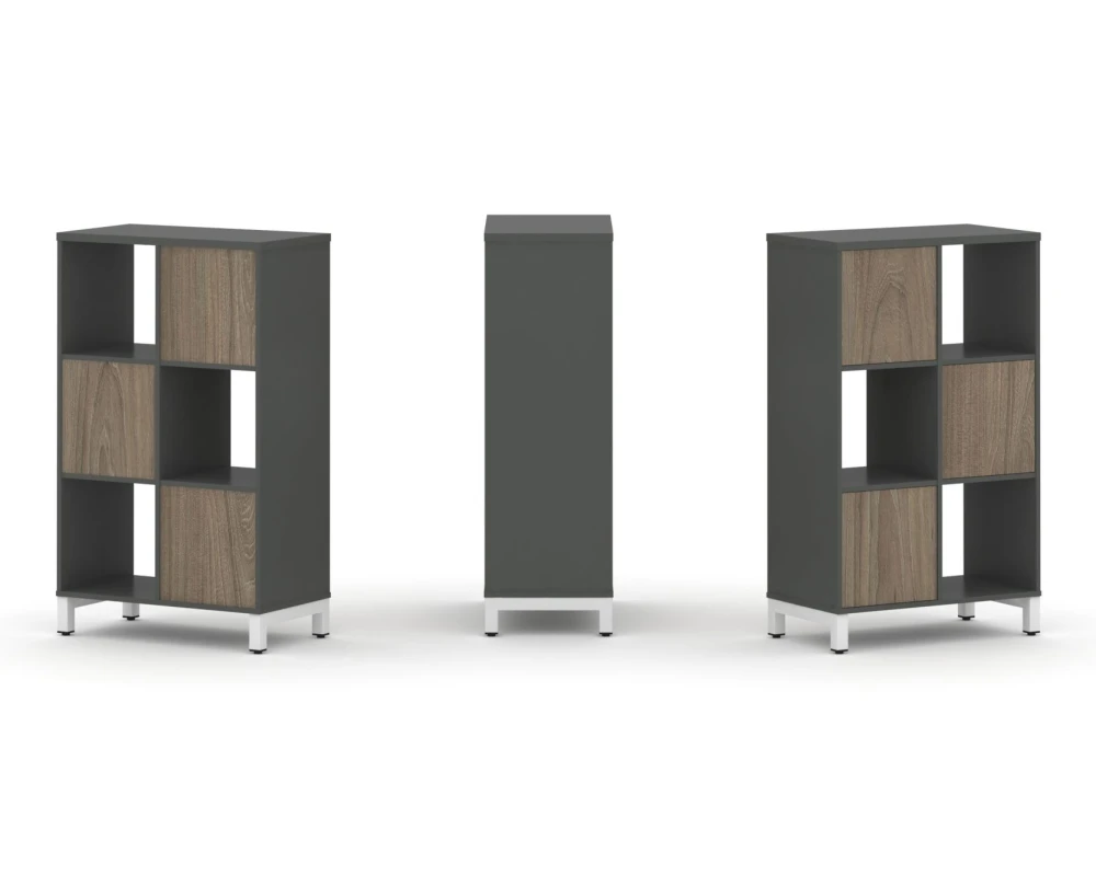 Набор стеллажа 1 сторон., 3 яр. 754x400x1248 Стайл Проджект / Style Project