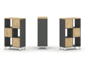 Набор стеллажа 1 сторон., 3 яр. 754x400x1248 Стайл Проджект / Style Project images