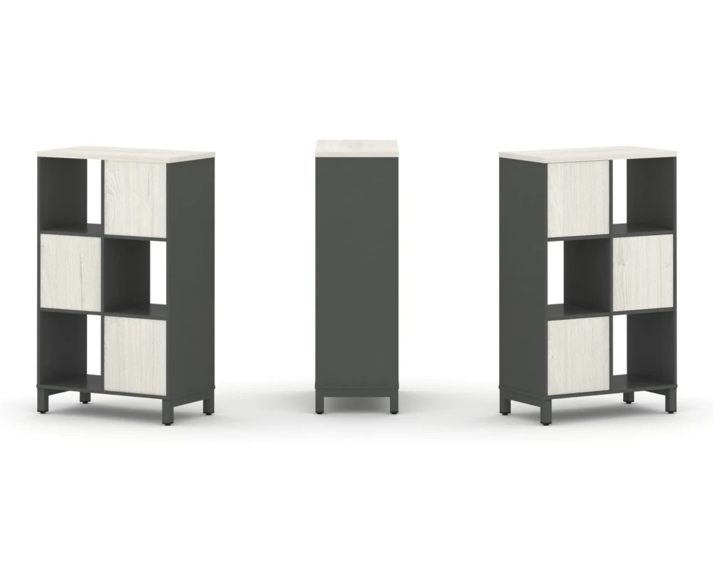 Набор стеллажа 1 сторон., 3 яр. 754x400x1248 Стайл Проджект / Style Project